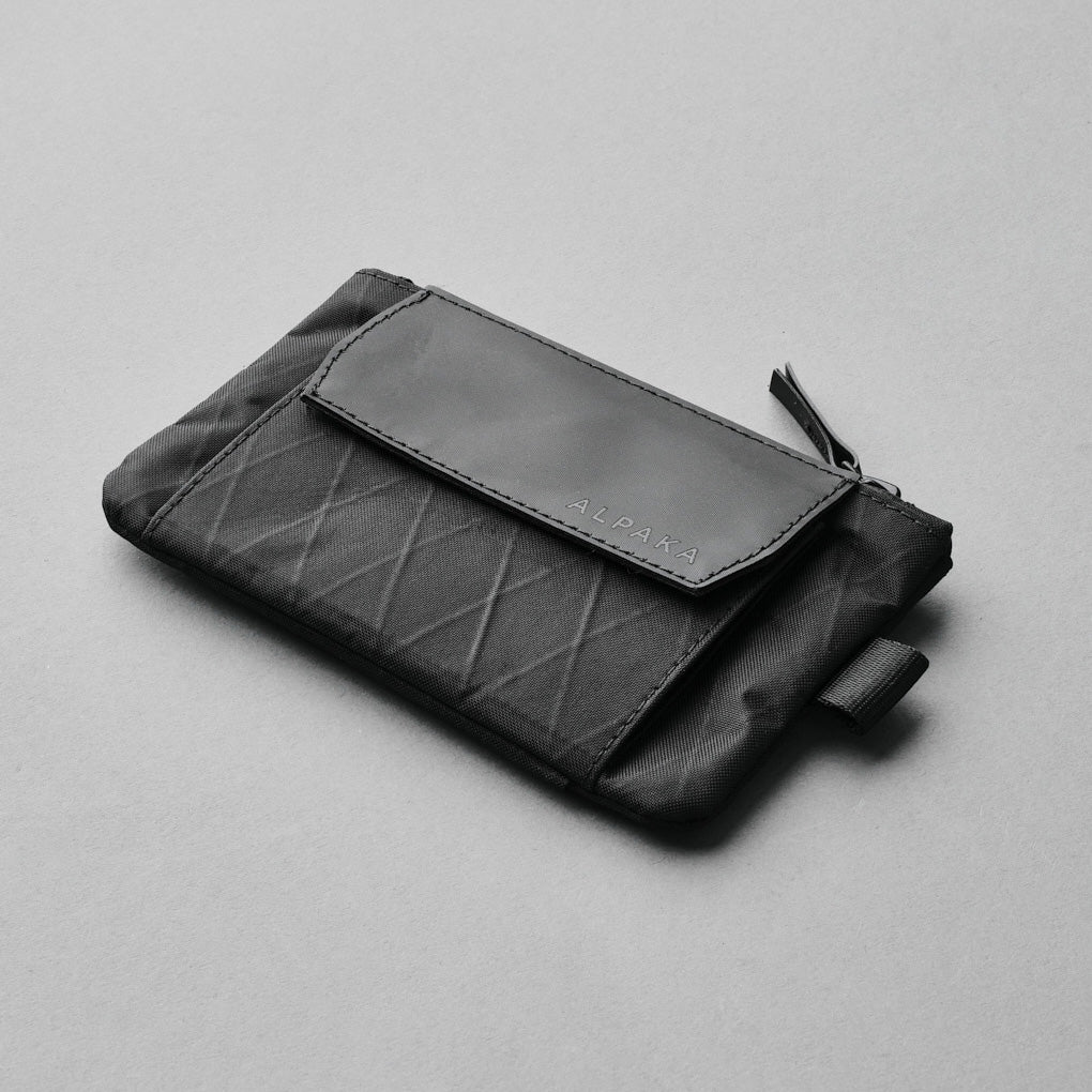 Alpaka Gear Zip Pouch Coin X-Pac VX21 Black