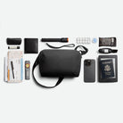 Bellroy Venture Travel Crossbody Jet Black (Leather Free) flatlay