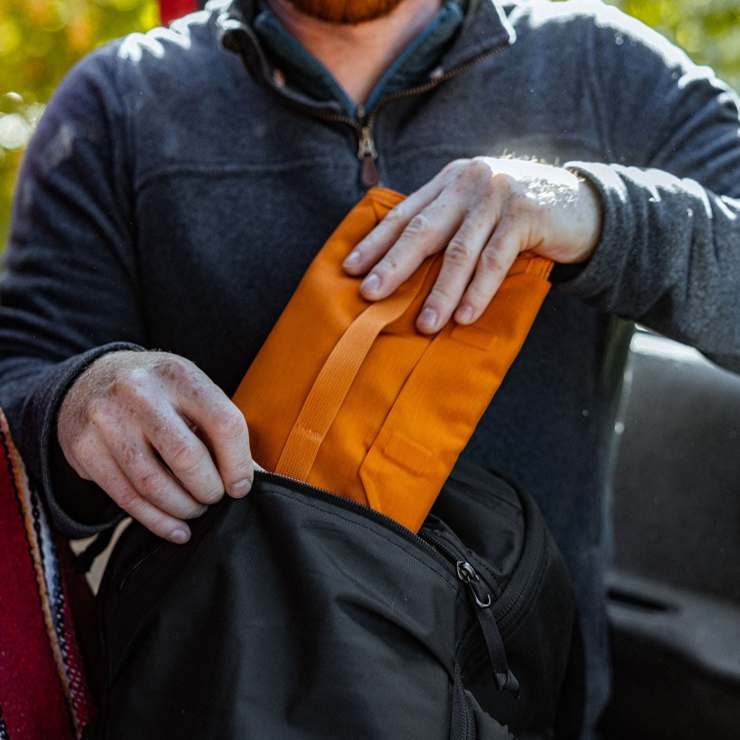 Evergoods Civic Access Pouch 1L Burnt Orange - Lifestyle