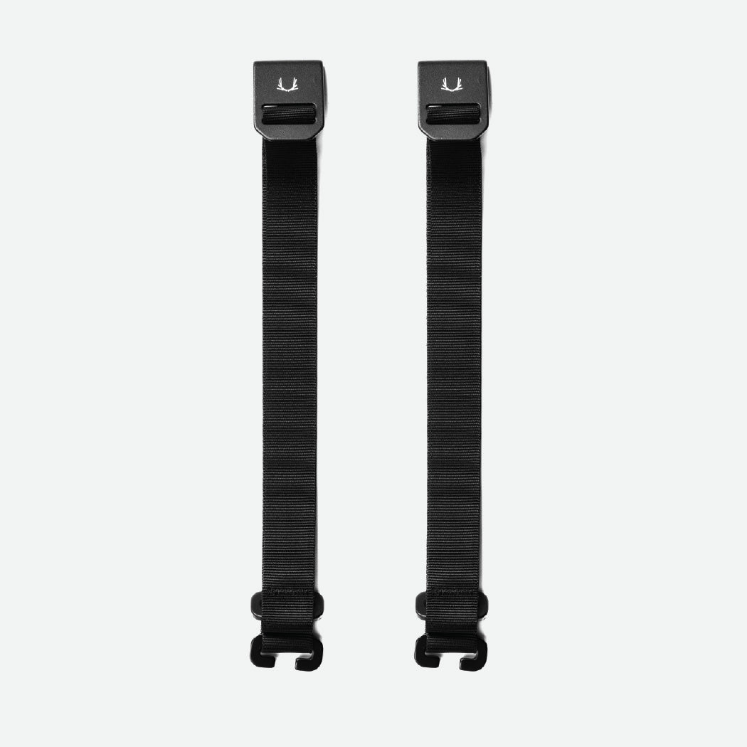 Black Ember Citadel 25 Compression Straps (Set of Two) - Jet Black