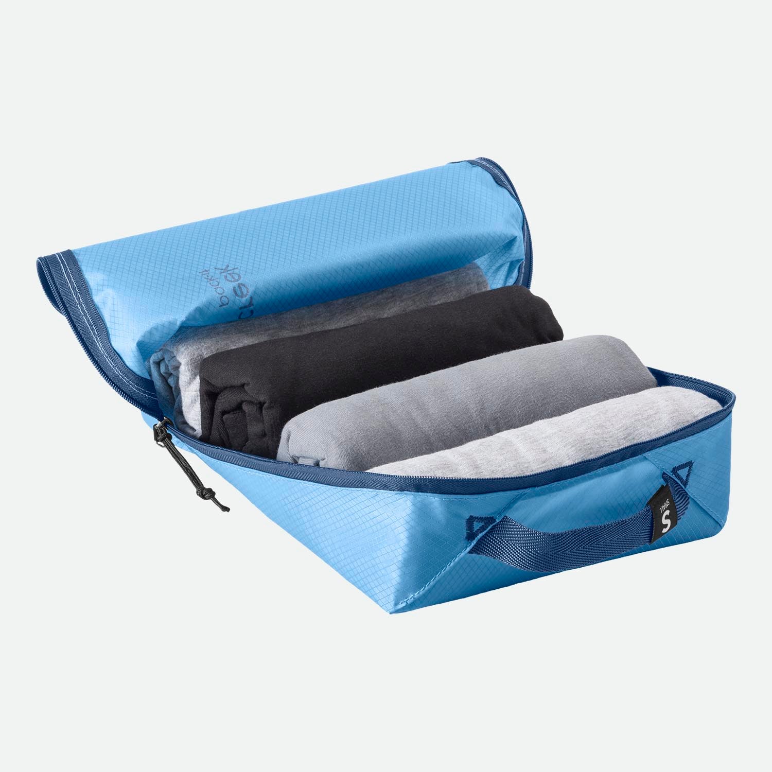 Eagle Creek Pack-It™ Isolate Cube S Blue Dawn - pakket med sammenrullet tøj