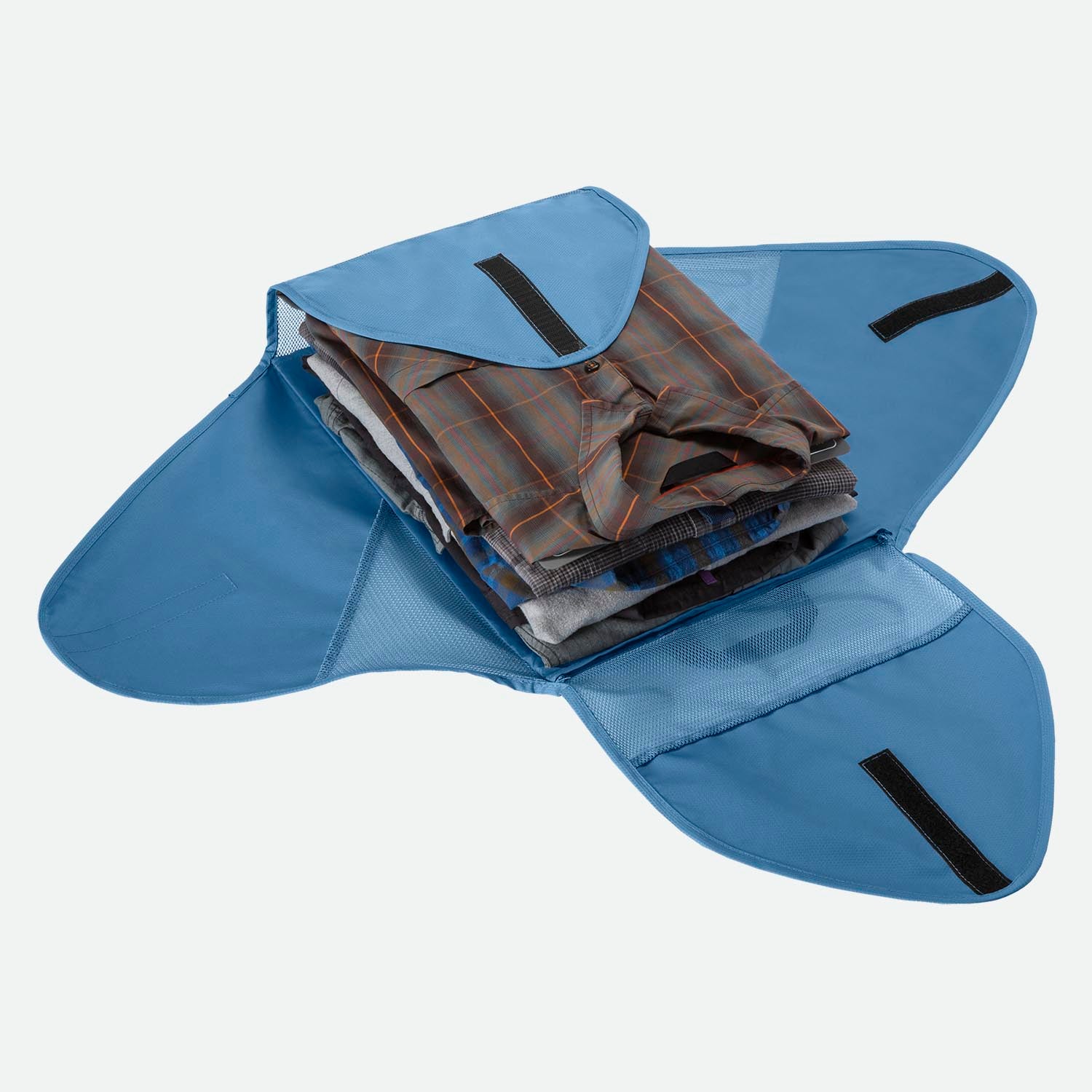 Eagle Creek Pack-It™ Starter Set Blue Dawn - Garment Folder L - pakket med foldet tøj