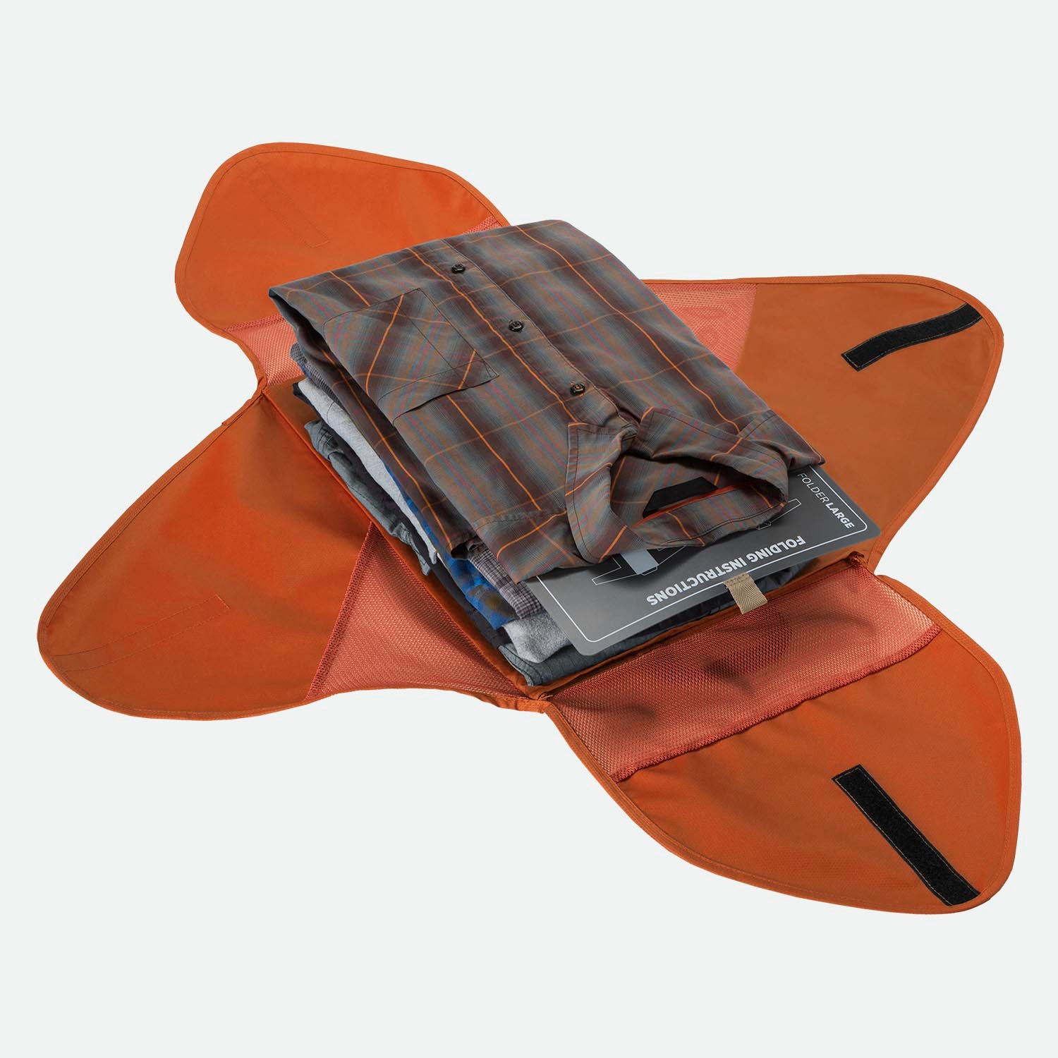 Eagle Creek Pack-It™ Starter Set Mandarin - Garment Folder L - pakket med foldet tøj
