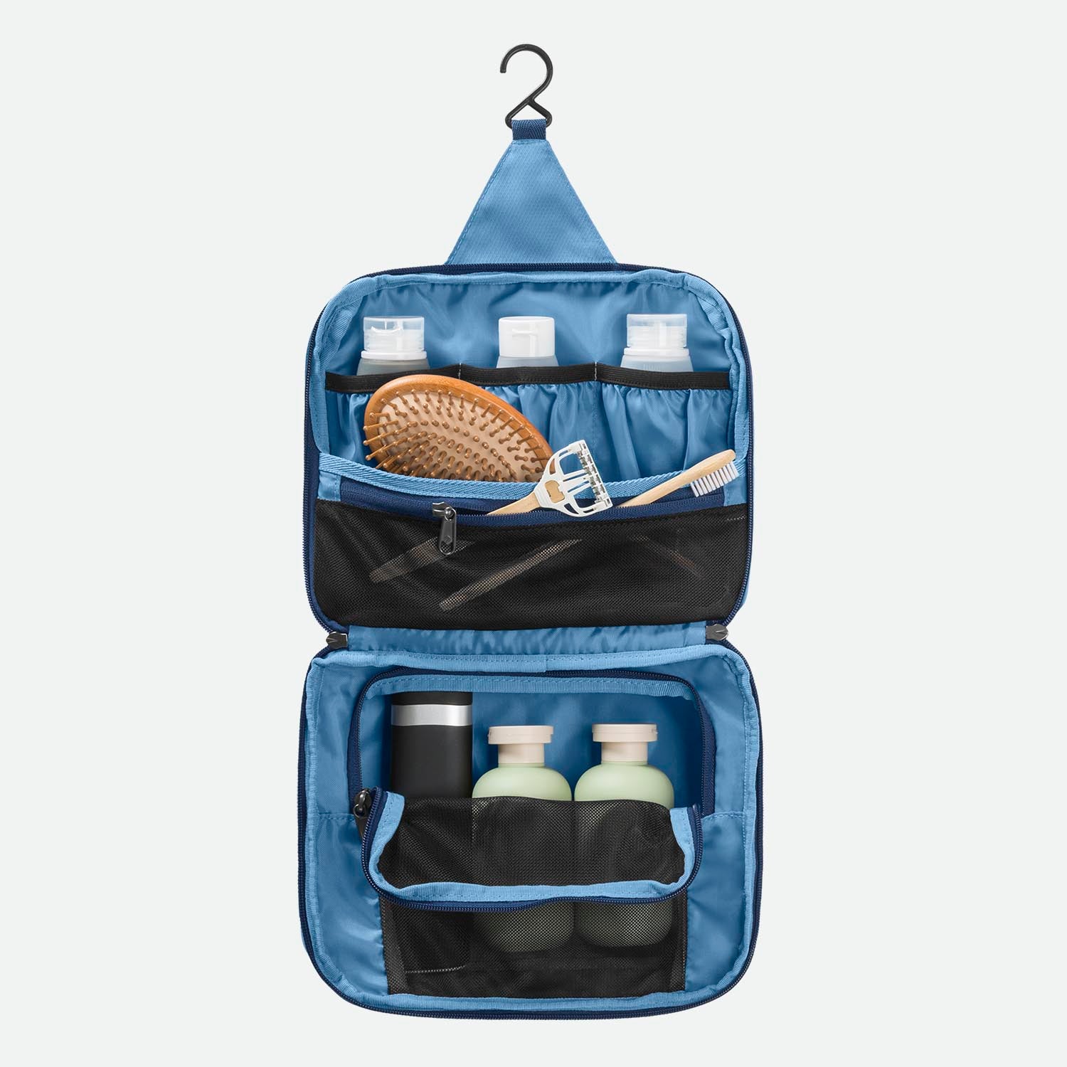 Eagle Creek Pack-It™ Hanging Toiletry Kit Blue Dawn indvendigt design