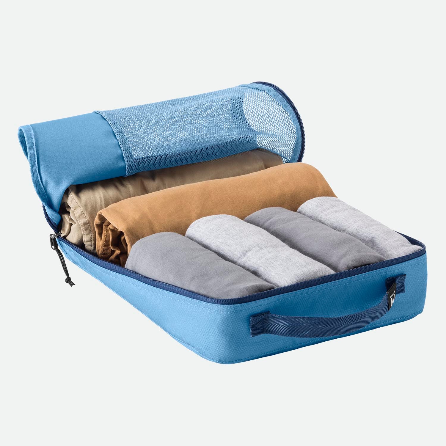 Eagle Creek Pack-It™ Reveal Cube M Blue Dawn - pakket med sammenrullet tøj
