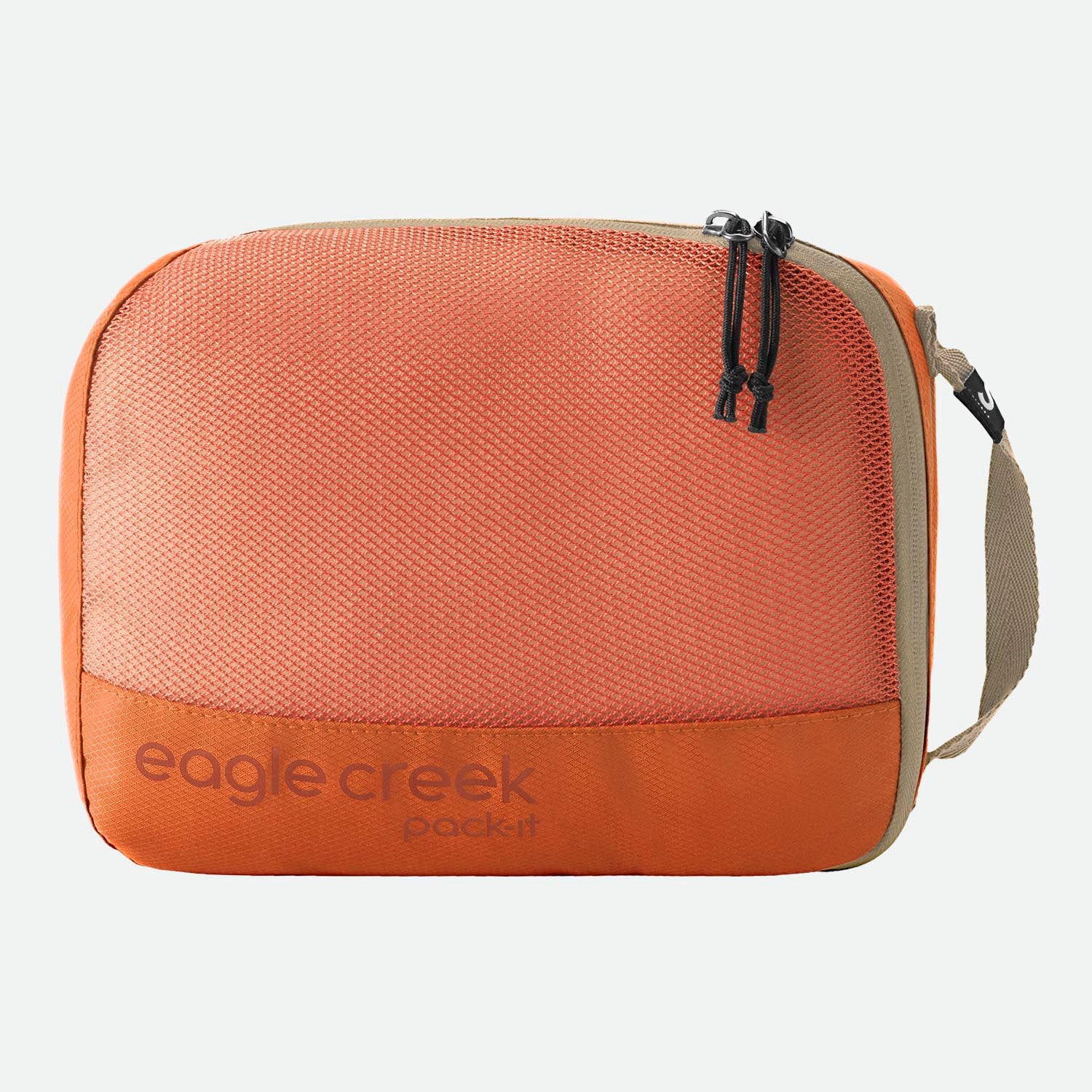 Eagle Creek Pack-It™ Reveal Cube S Mandarin - overside med gennemsigtigt trådnet