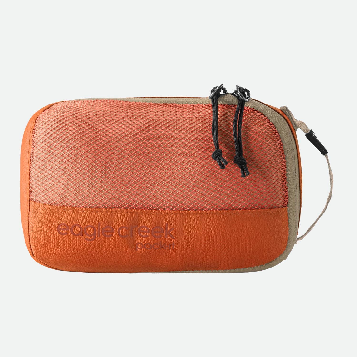 Eagle Creek Pack-It™ Reveal Cube XS Mandarin - overside med gennemsigtigt trådnet