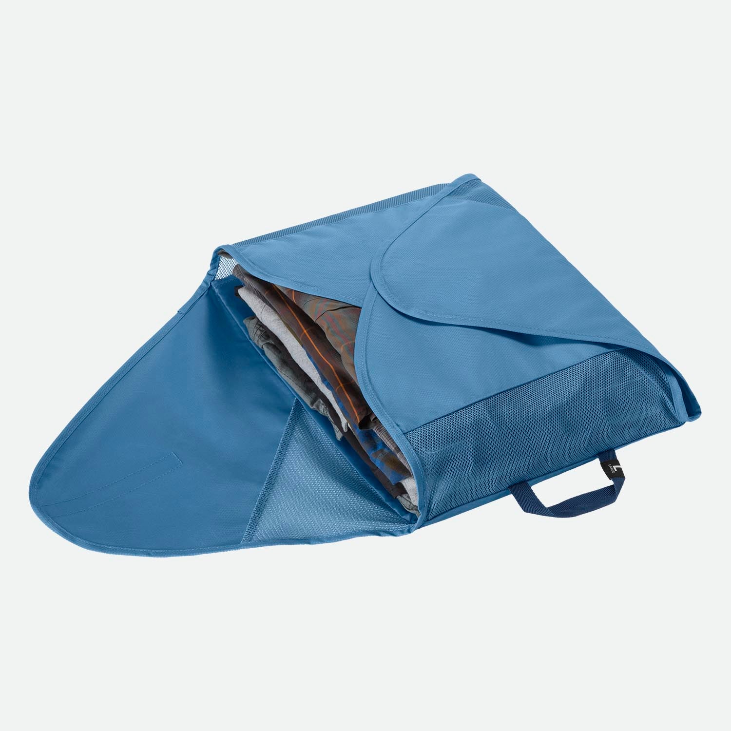 Eagle Creek Pack-It™ Reveal Garment Folder L Blue Dawn - pakket med foldet tøj