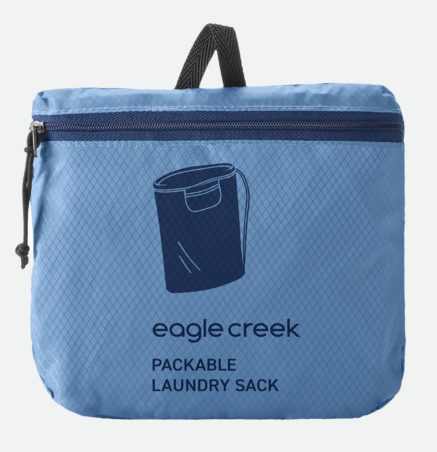 Eagle Creek Packable Laundry Sack Blue Dawn sammenpakket