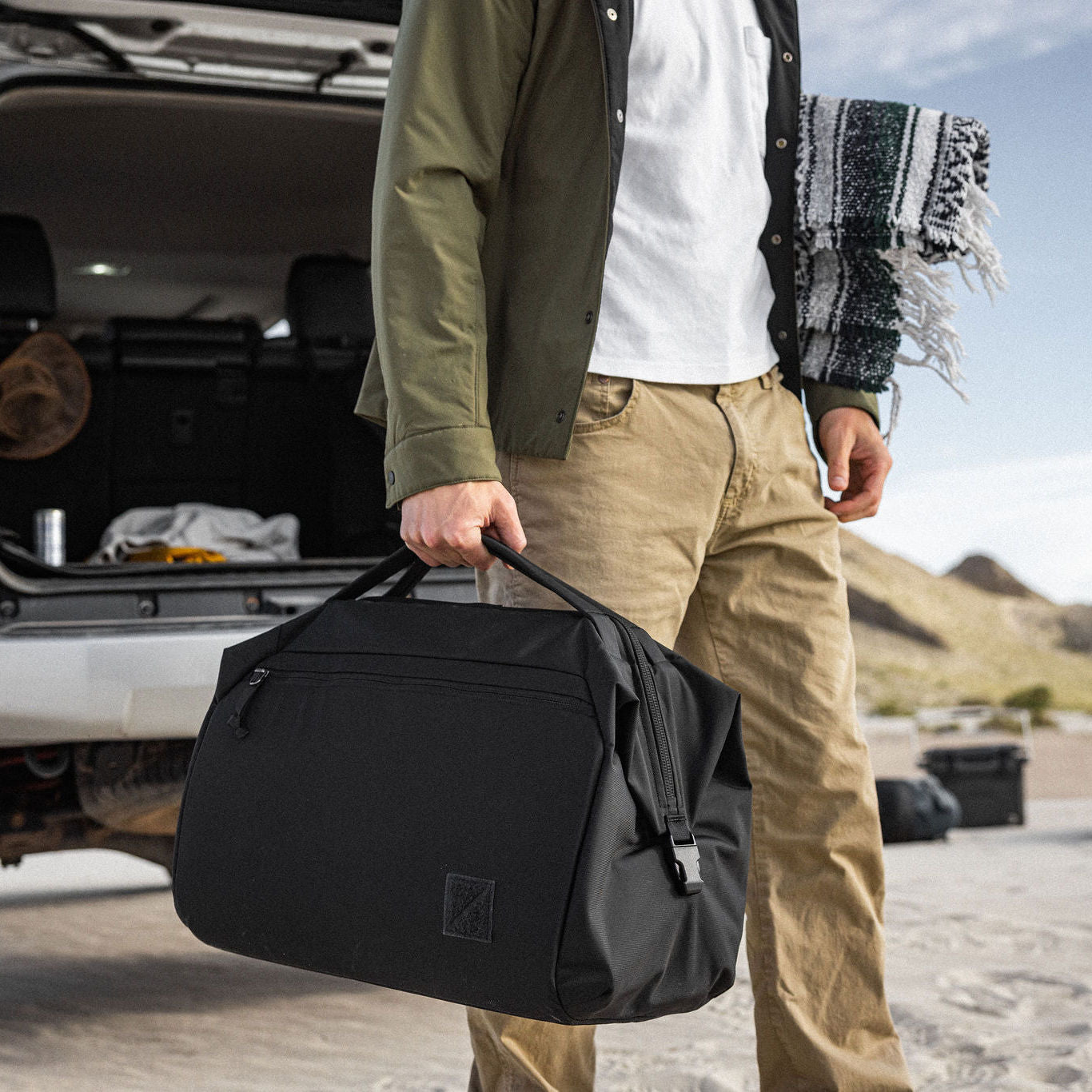 Evergoods Transit Duffel 35L - Solution Dyed Black - Lifestyle