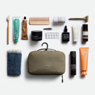 Bellroy Hanging Toiletry Kit - Sea Kelp (Leather Free) - Flatlay