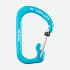 Nite Ize SlideLock Carabiner Aluminum #3 Blue