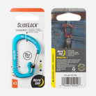 Nite Ize SlideLock Carabiner Aluminum #3 Blue