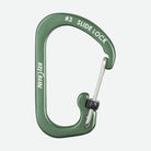 Nite Ize SlideLock Carabiner Aluminum #3 Olive