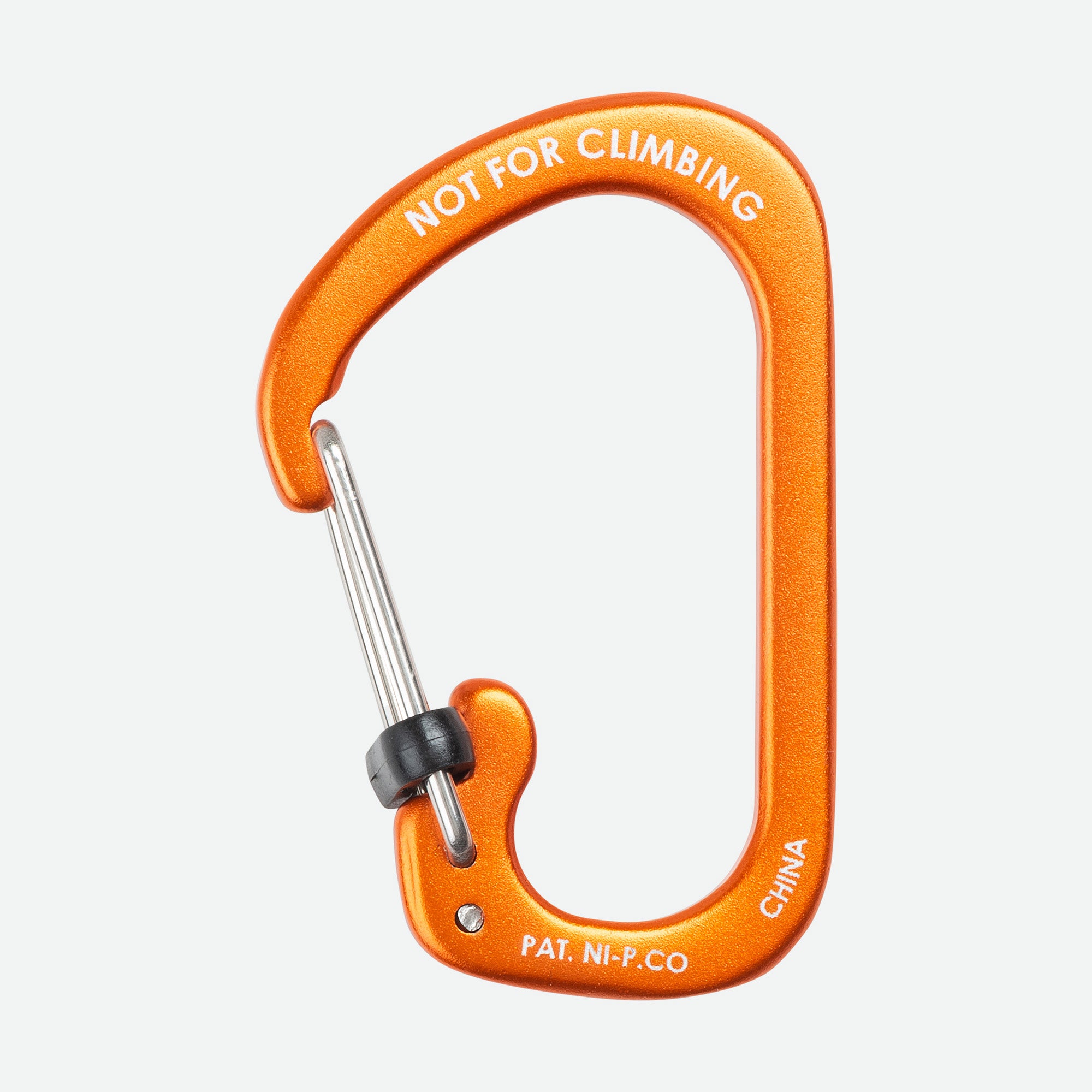 Nite Ize SlideLock Carabiner Aluminum #3 Orange