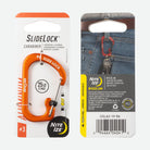 Nite Ize SlideLock Carabiner Aluminum #3 Orange