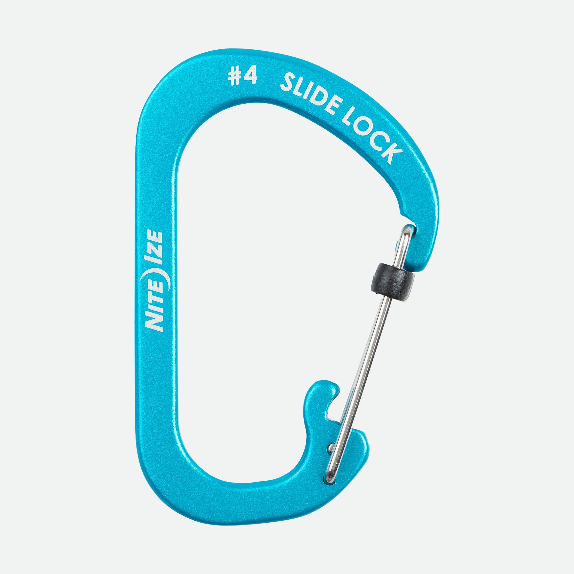 Nite Ize SlideLock Carabiner Aluminum #4 Blue