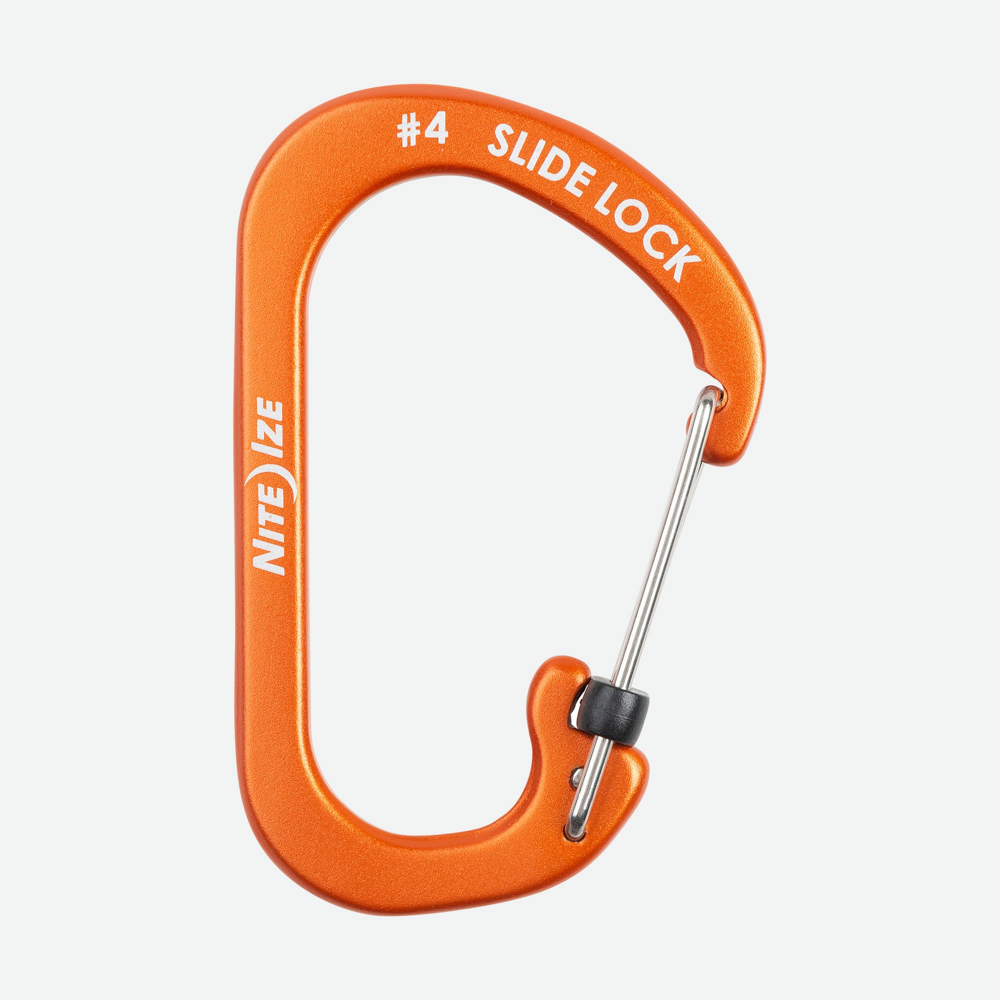 Nite Ize SlideLock Carabiner Aluminum #4 Orange cover