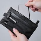 Alpaka Zip Clutch Black