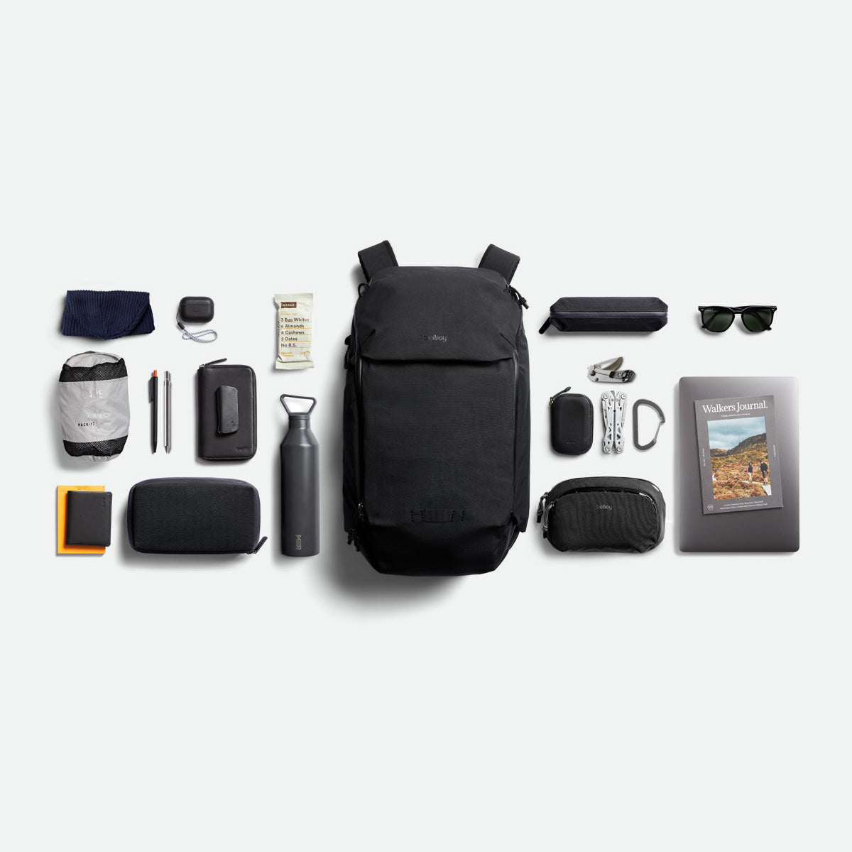 Bellroy Venture Ready Pack 26L Black - flatlay